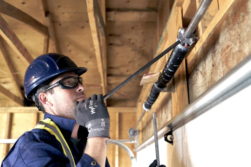 Annual garage door maintenance service by American Garage Door Solutions in San Mateo — full system inspection and tune-up